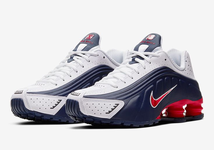 Nike Shox R4 "Blue/Red"
