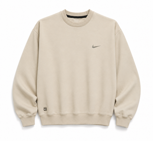 Beige Crewneck Sweatshirt