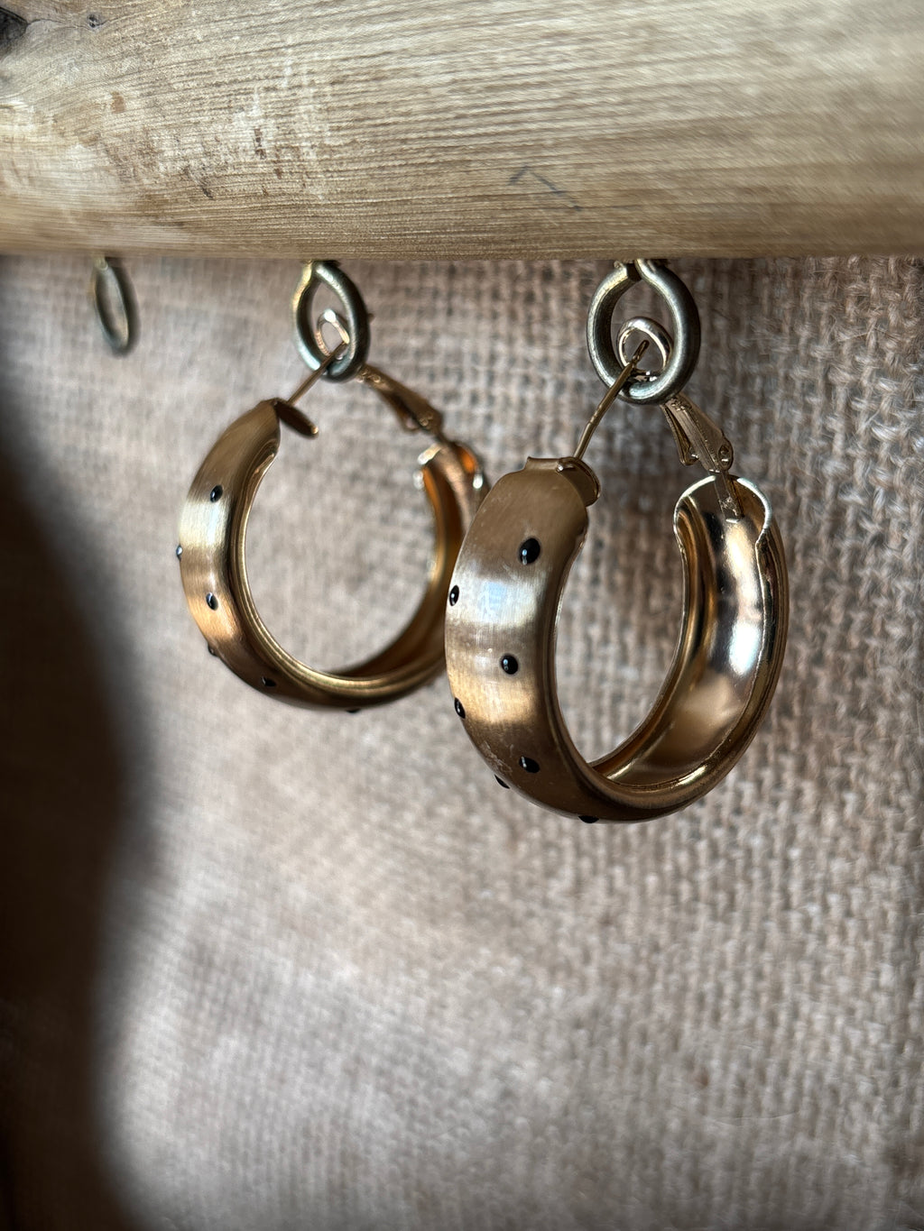 Spotty Hoops (Gold)