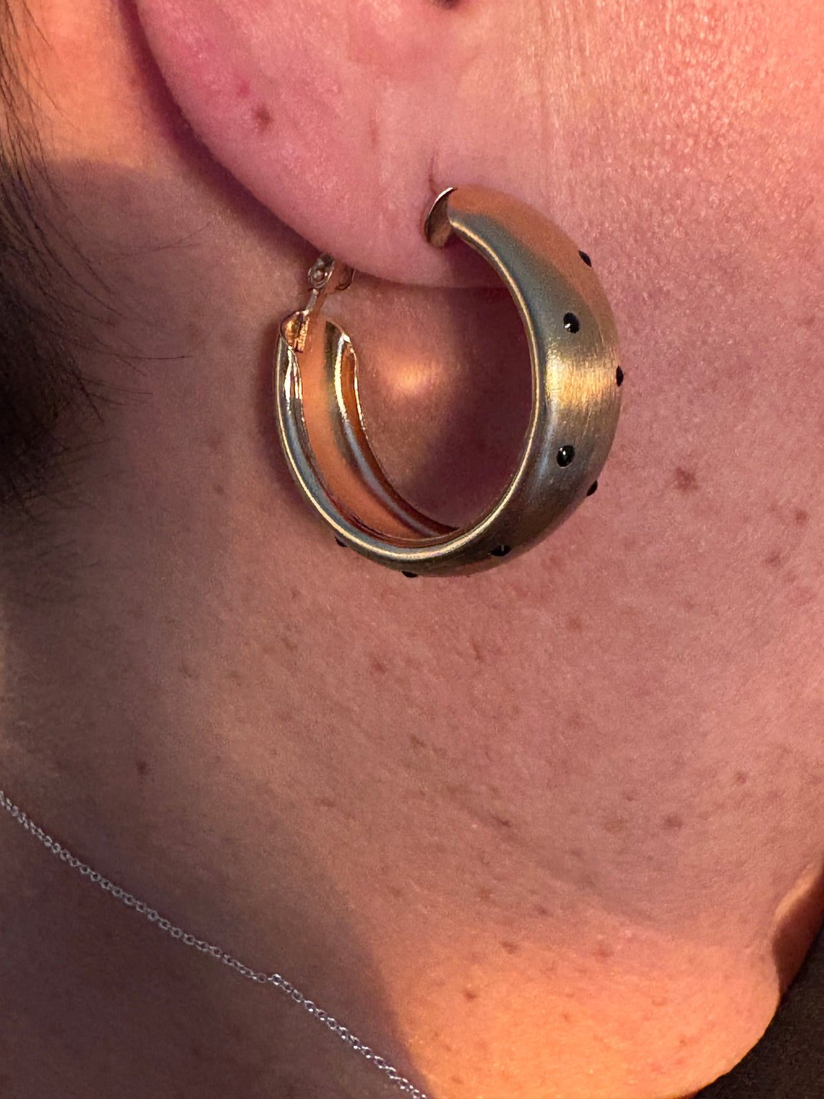 Spotty Hoops (Gold)
