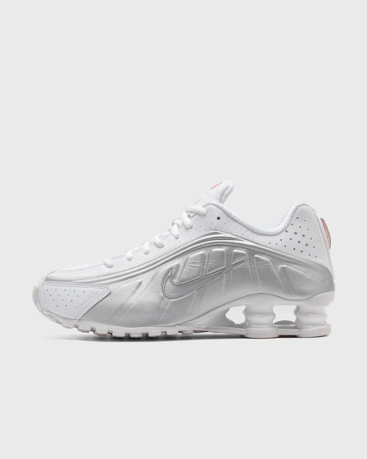 Nike Shox R4 " White Metallic Silver"